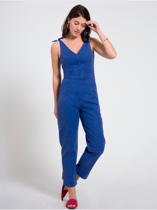 Loup Pants - Loup Jumpsuit Slate Coveralls in Royal Blue